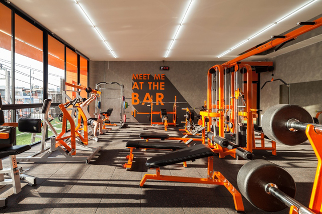 曼谷mfitness健身房装修案例