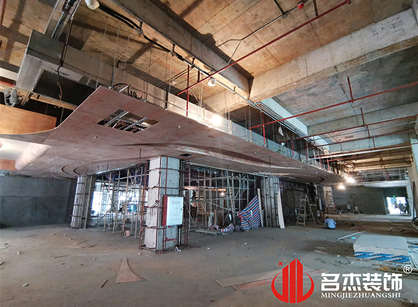 巡工地日记，广州和汇新天地商场装修项目进行中