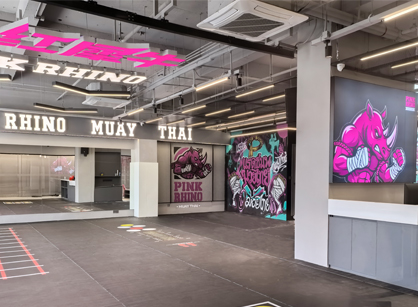 粉红犀牛泰拳馆装修项目圆满完工